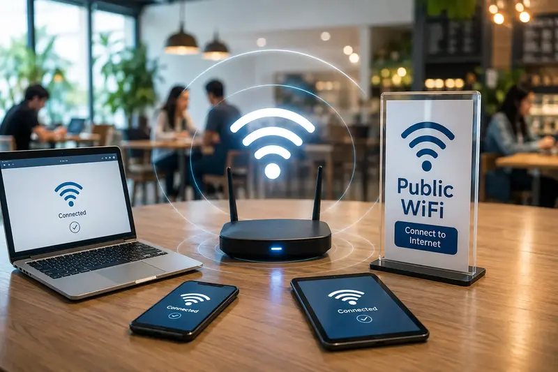 اینترنت public Wifi - هات اسپات